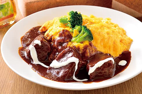 とろとろオムライス 〜ビーフシチューソース〜