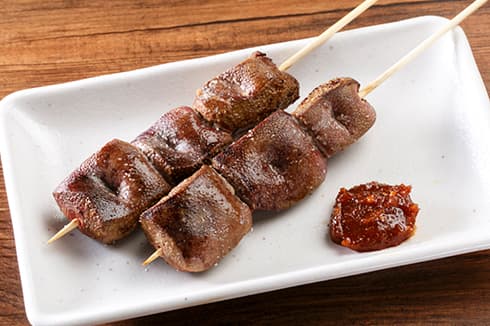 プリプリ食感!レバー串
