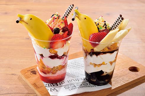 人気no.1 大人気のイルカをイメージした可愛いパフェ