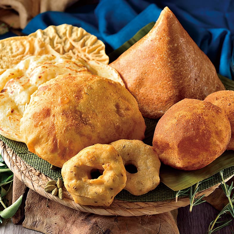 クレープのような薄焼きパン「ドーサ」を中心とした南インドの美味しいパン♪