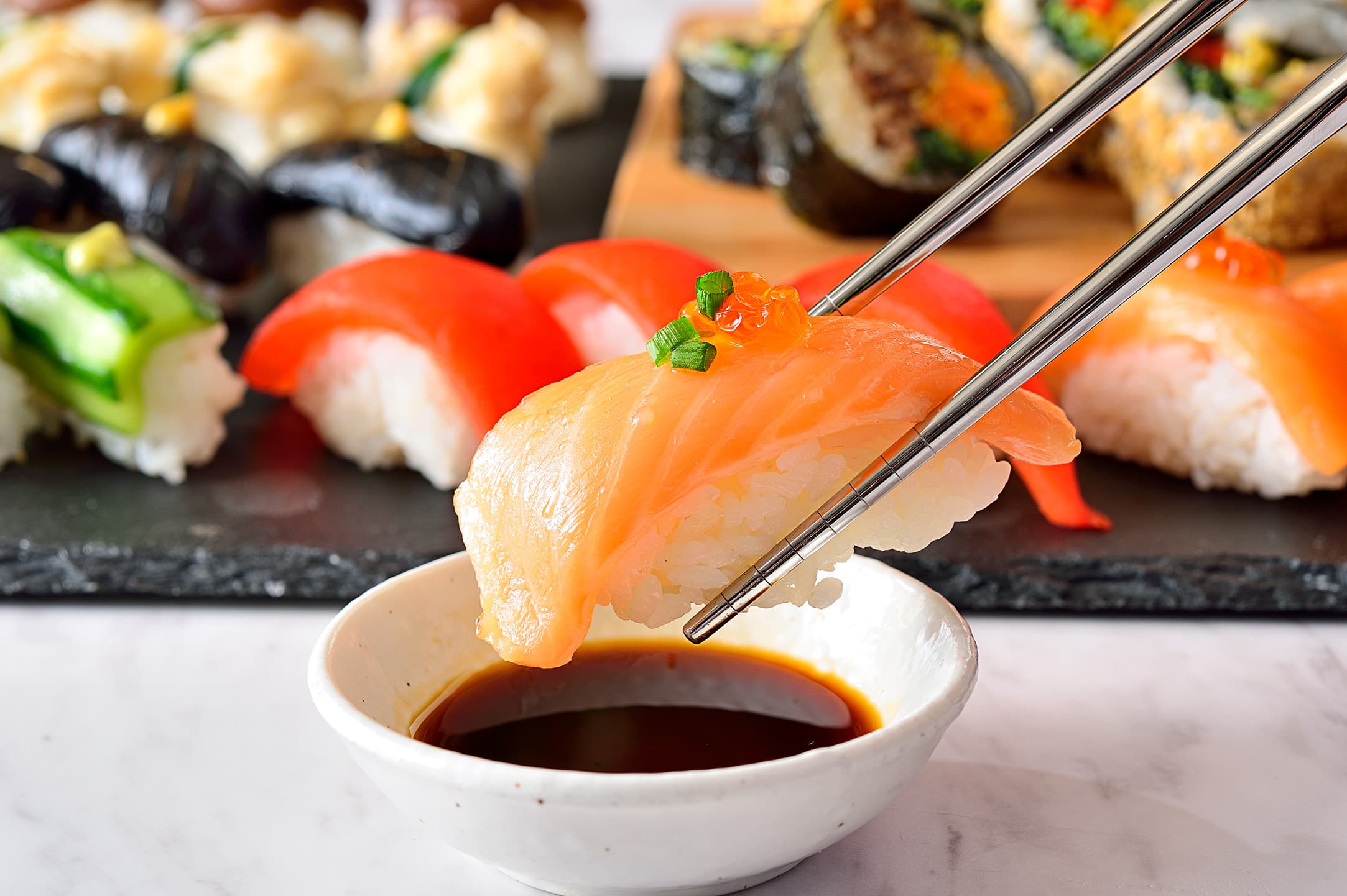 お寿司料理や天ぷらなど和食料理も充実