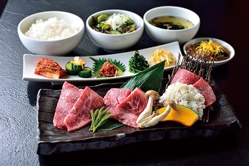 黒毛和牛御膳・カルビづくし膳